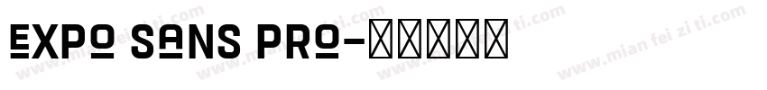 expo sans pro字体转换
